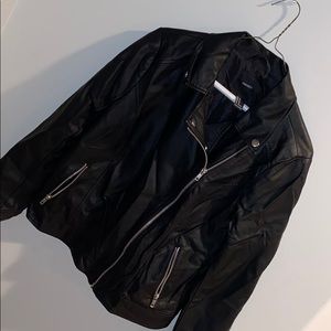 Faux leather jacket